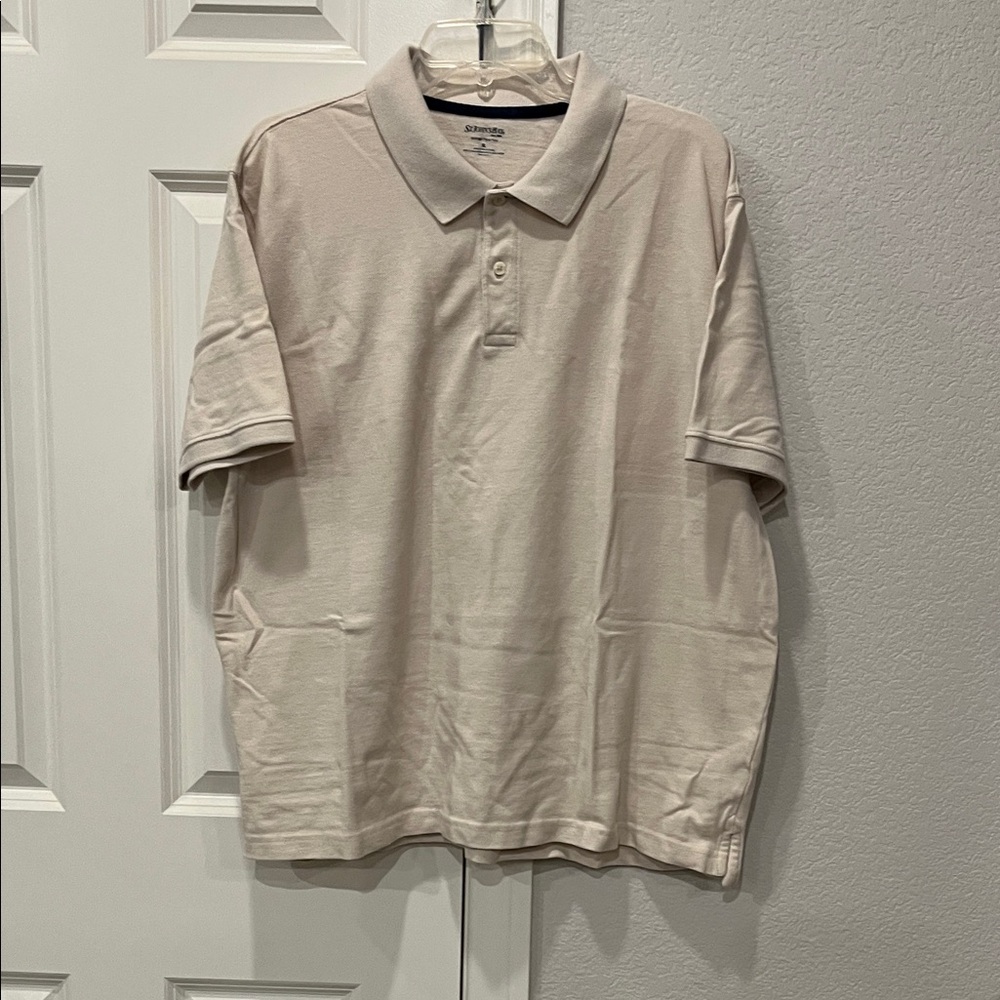 St. John's Bay Light Tan Polo Shirt